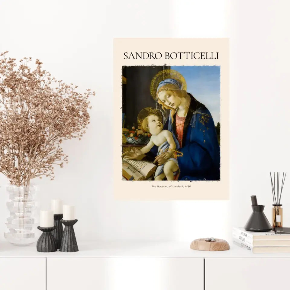 Sandro Botticelli The Madonna Of The Book