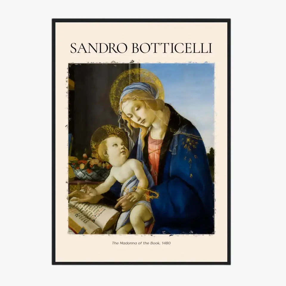 Sandro Botticelli The Madonna Of The Book