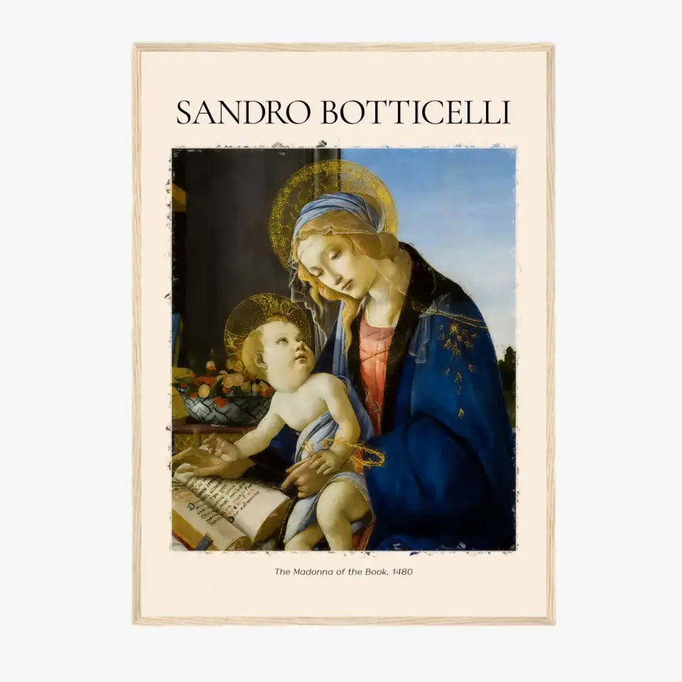 Sandro Botticelli The Madonna Of The Book