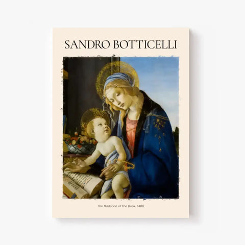 Sandro Botticelli The Madonna Of The Book