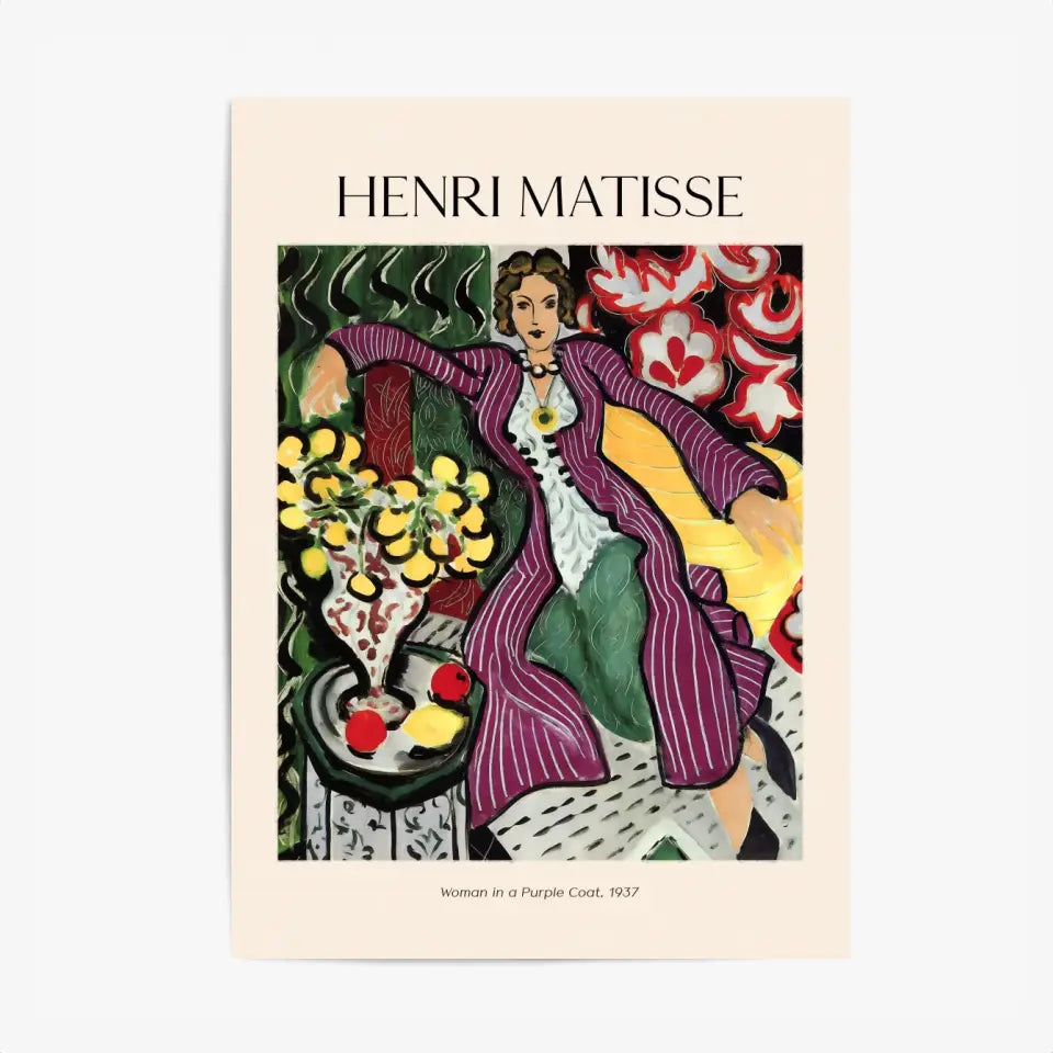 Henri Matisse Woman In A Purple Coat