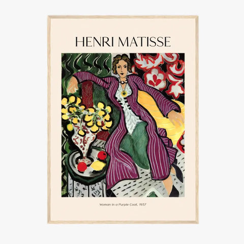 Henri Matisse Woman In A Purple Coat