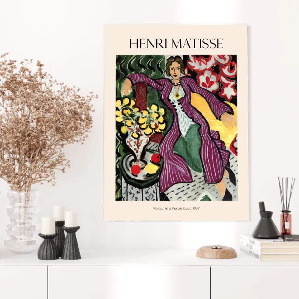 Henri Matisse Woman In A Purple Coat