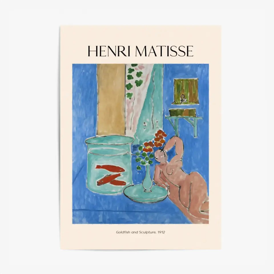 Henri Matisse Goldfish And Sculpture