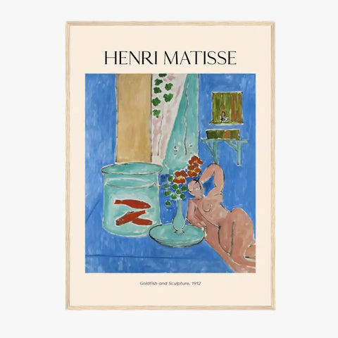 Henri Matisse Goldfish And Sculpture