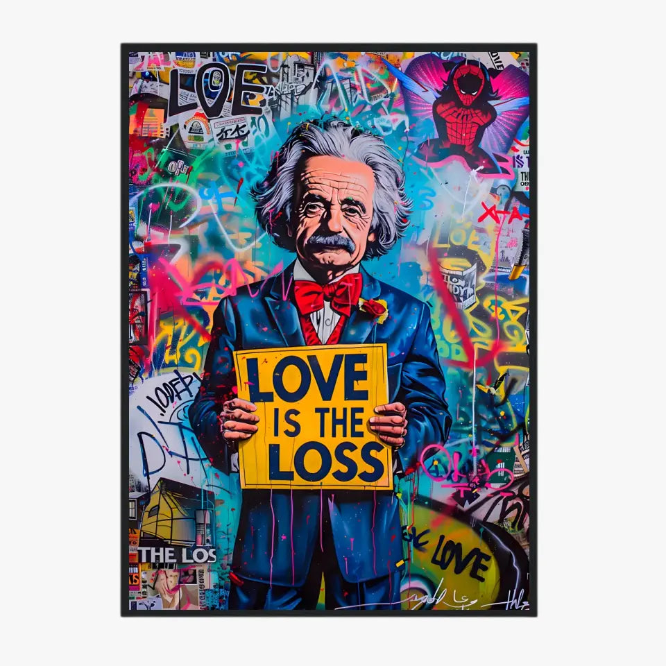 Affiche Et Tableau Street Art Albert Einstein