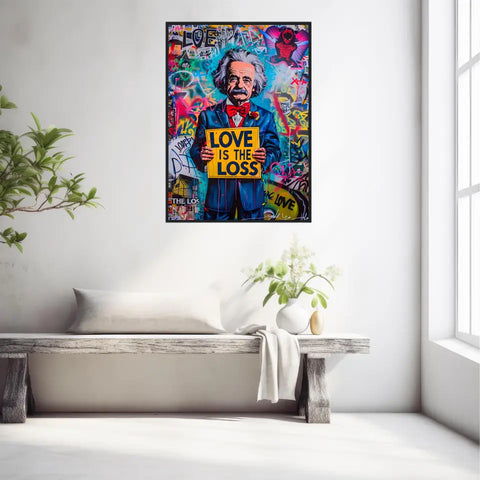 Affiche Et Tableau Street Art Albert Einstein