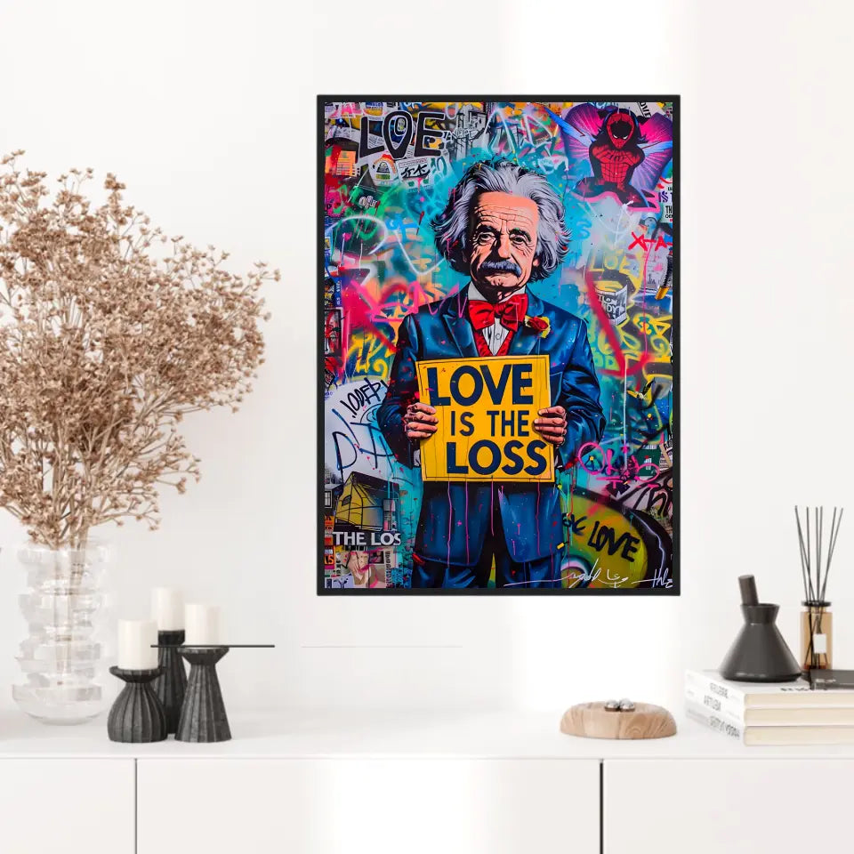 Affiche Et Tableau Street Art Albert Einstein