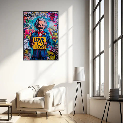 Affiche Et Tableau Street Art Albert Einstein