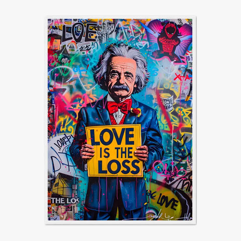 Affiche Et Tableau Street Art Albert Einstein