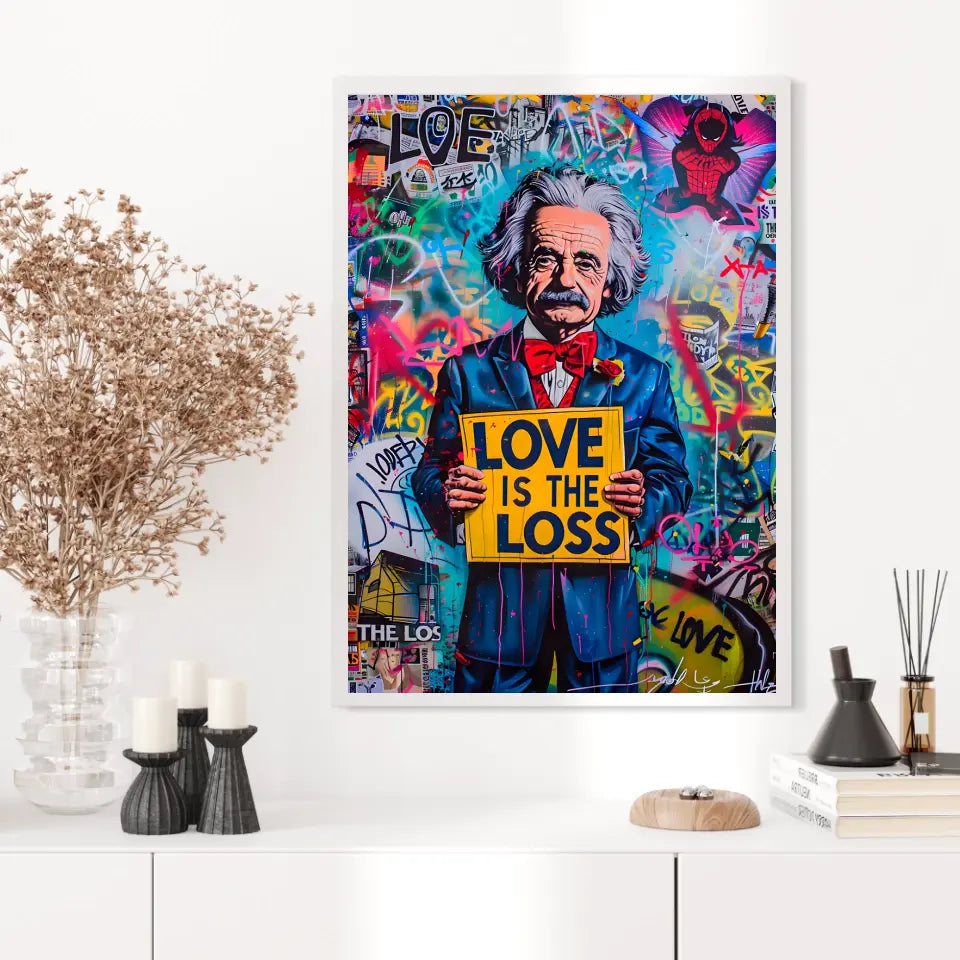 Affiche Et Tableau Street Art Albert Einstein