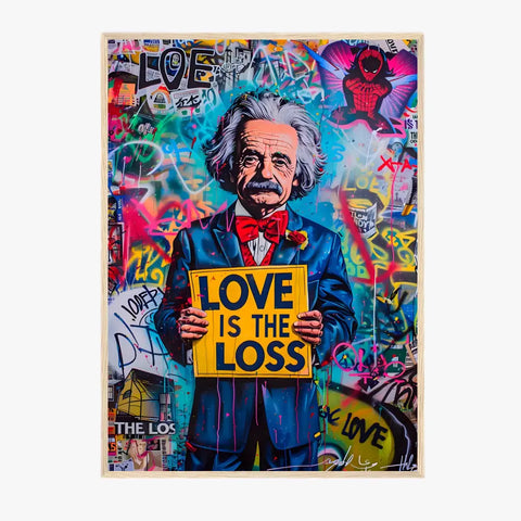 Affiche Et Tableau Street Art Albert Einstein