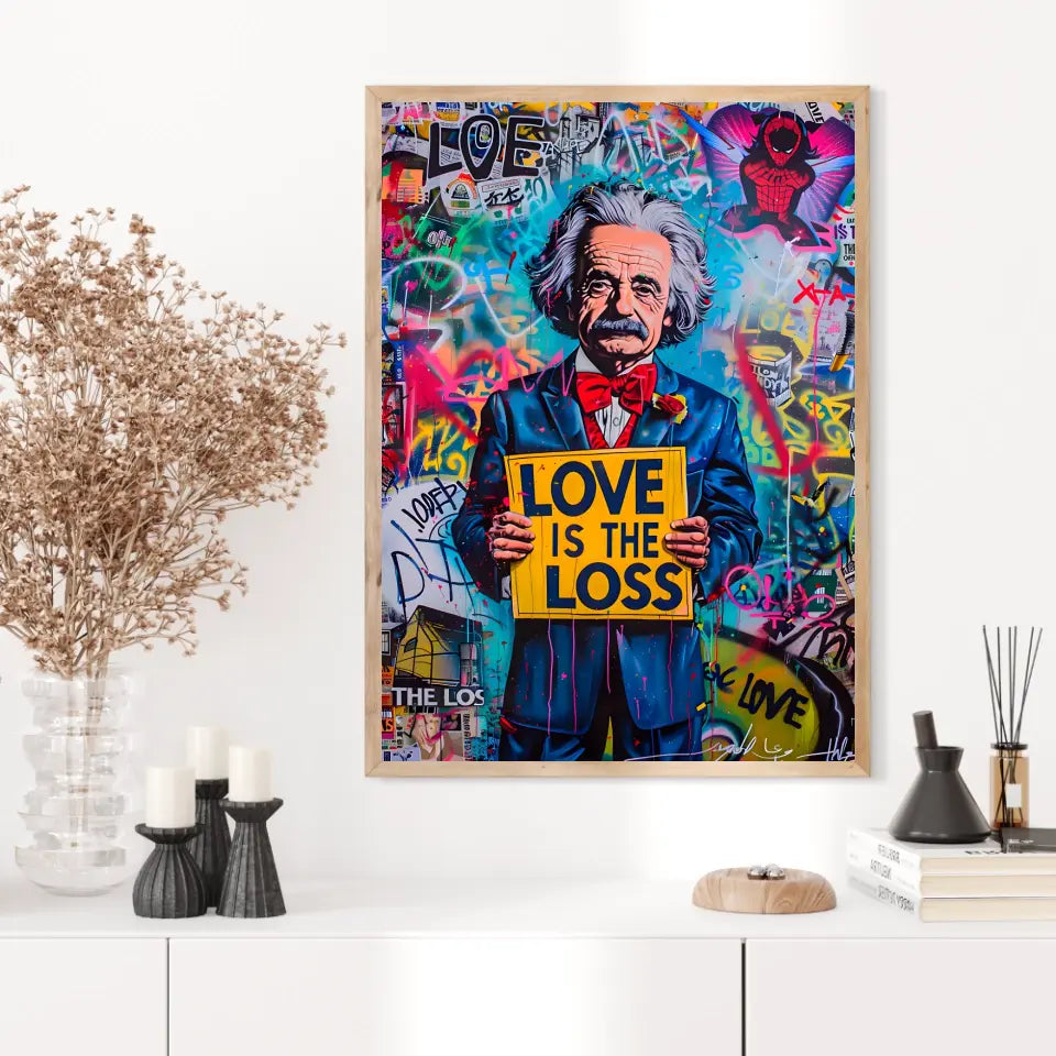 Affiche Et Tableau Street Art Albert Einstein