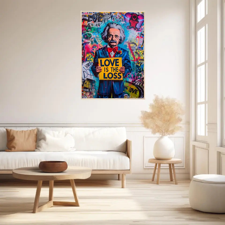 Affiche Et Tableau Street Art Albert Einstein