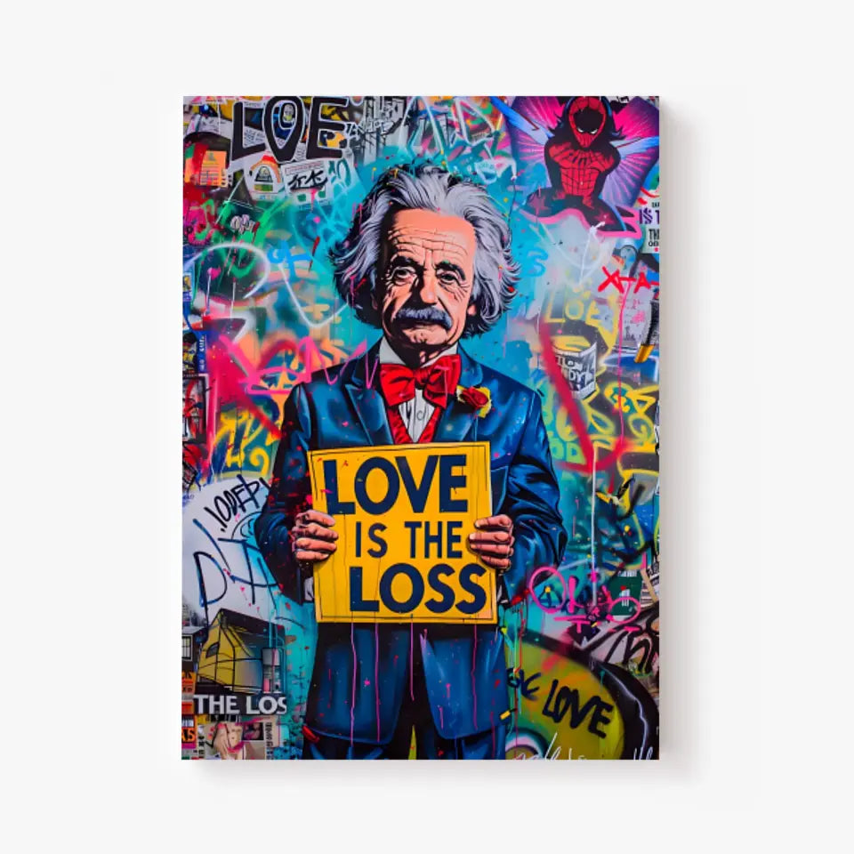 Affiche Et Tableau Street Art Albert Einstein