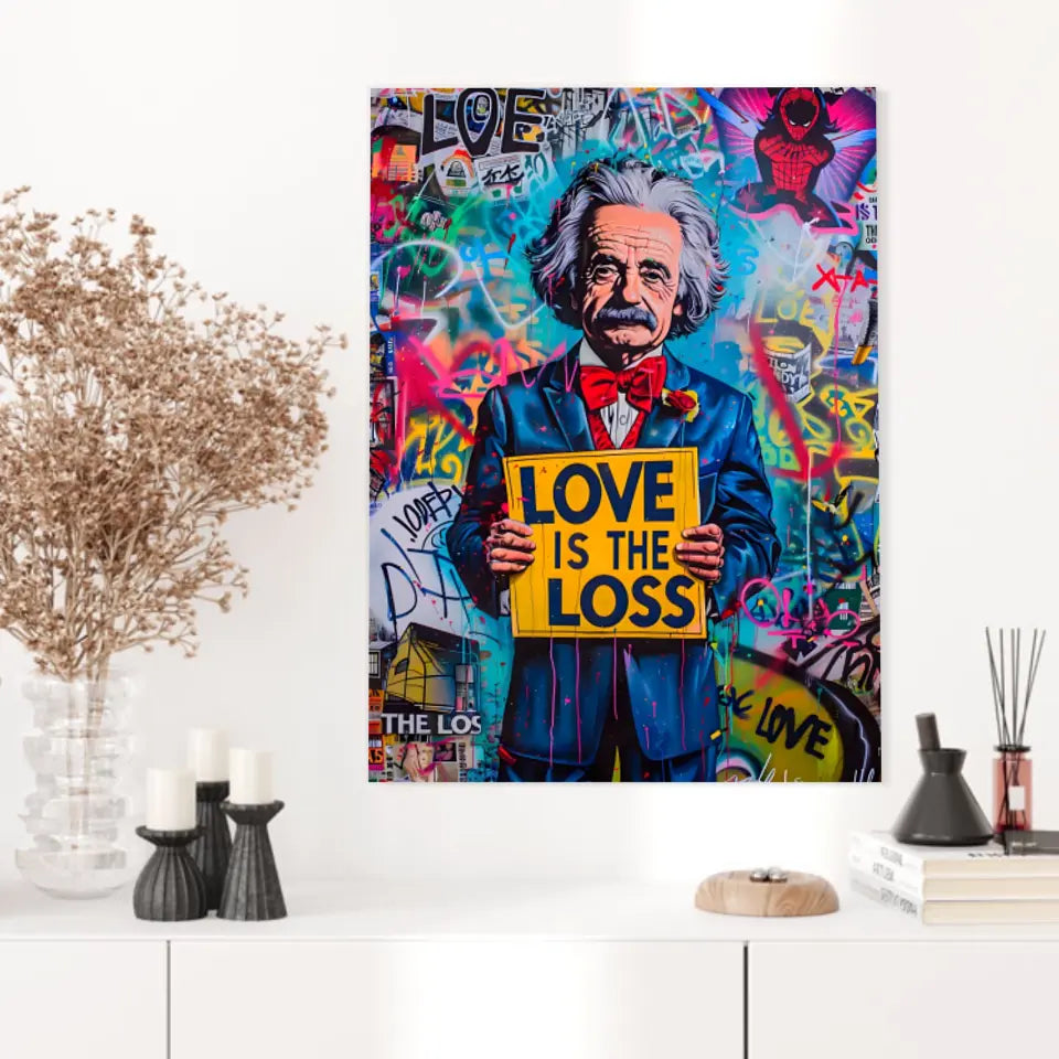 Affiche Et Tableau Street Art Albert Einstein