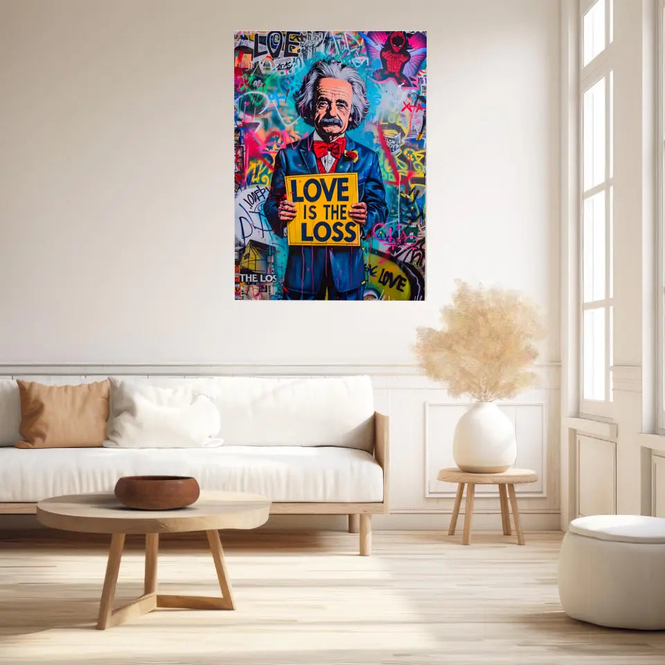 Affiche Et Tableau Street Art Albert Einstein