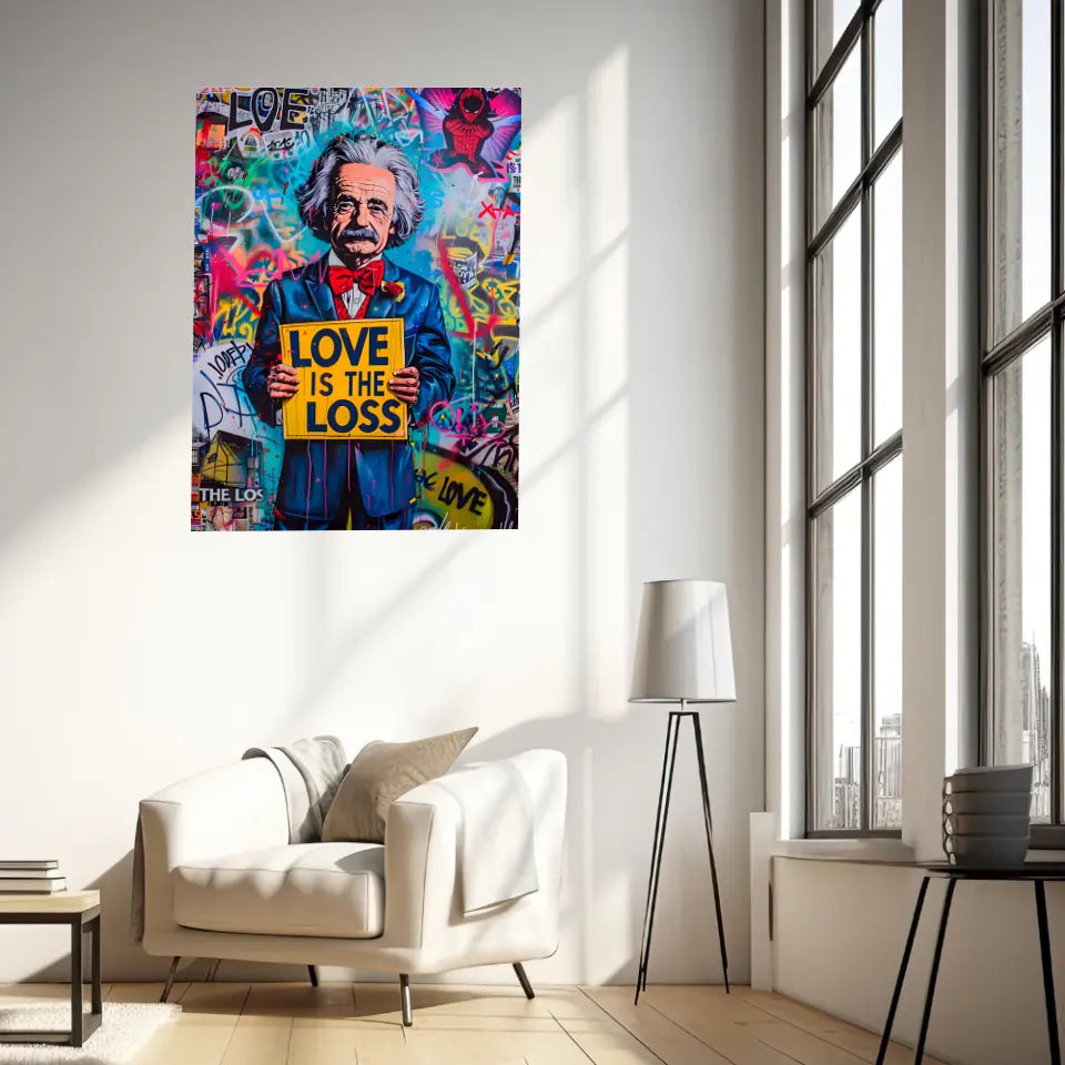 Affiche Et Tableau Street Art Albert Einstein