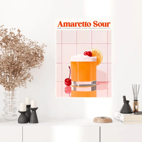 Affiche Et Tableau Cuisine Cocktail Amaretto Sour