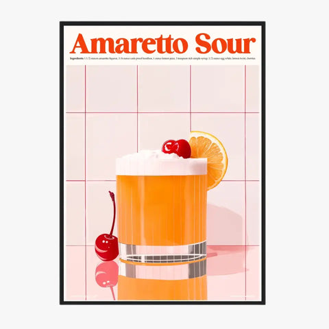 Affiche Et Tableau Cuisine Cocktail Amaretto Sour