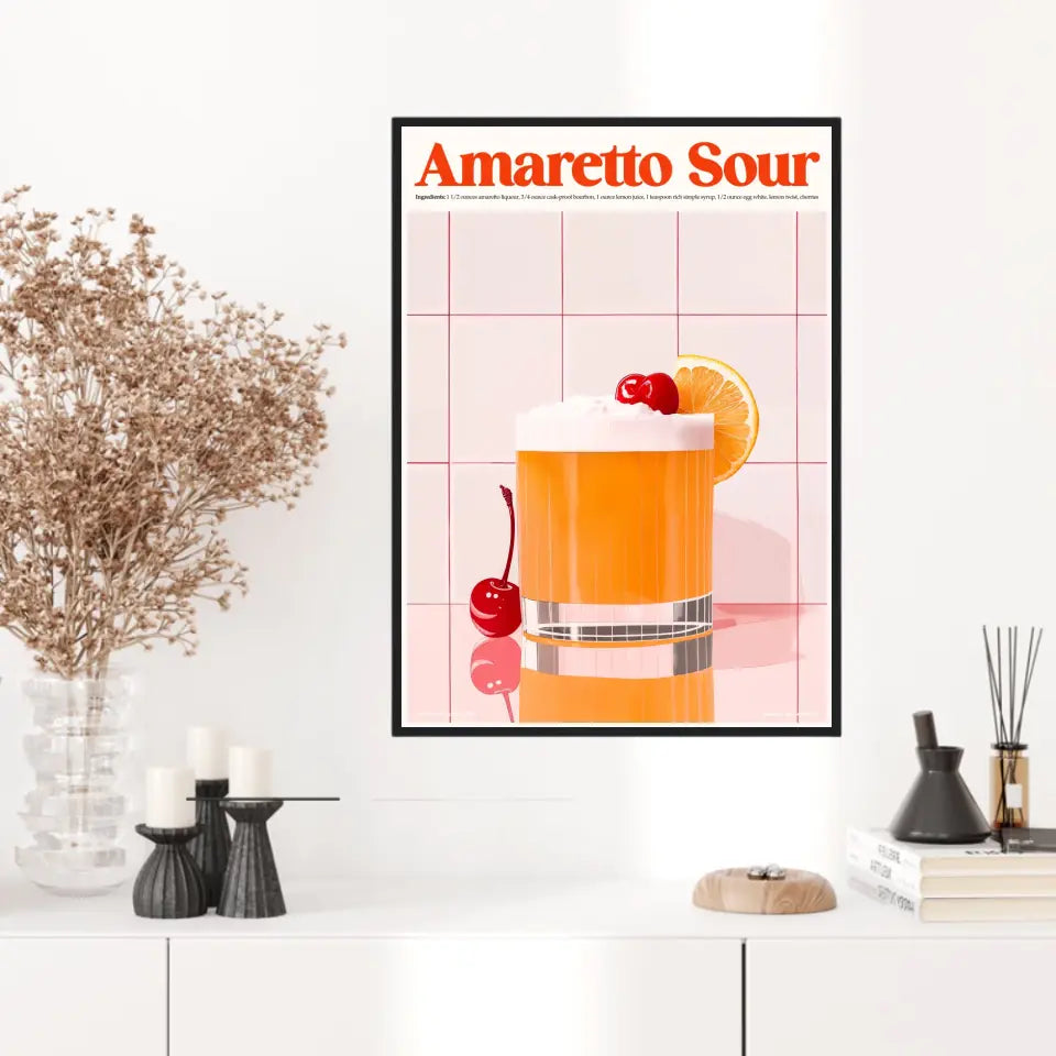 Affiche Et Tableau Cuisine Cocktail Amaretto Sour