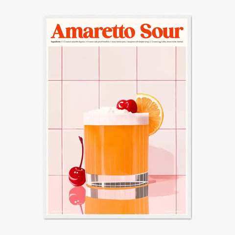 Affiche Et Tableau Cuisine Cocktail Amaretto Sour