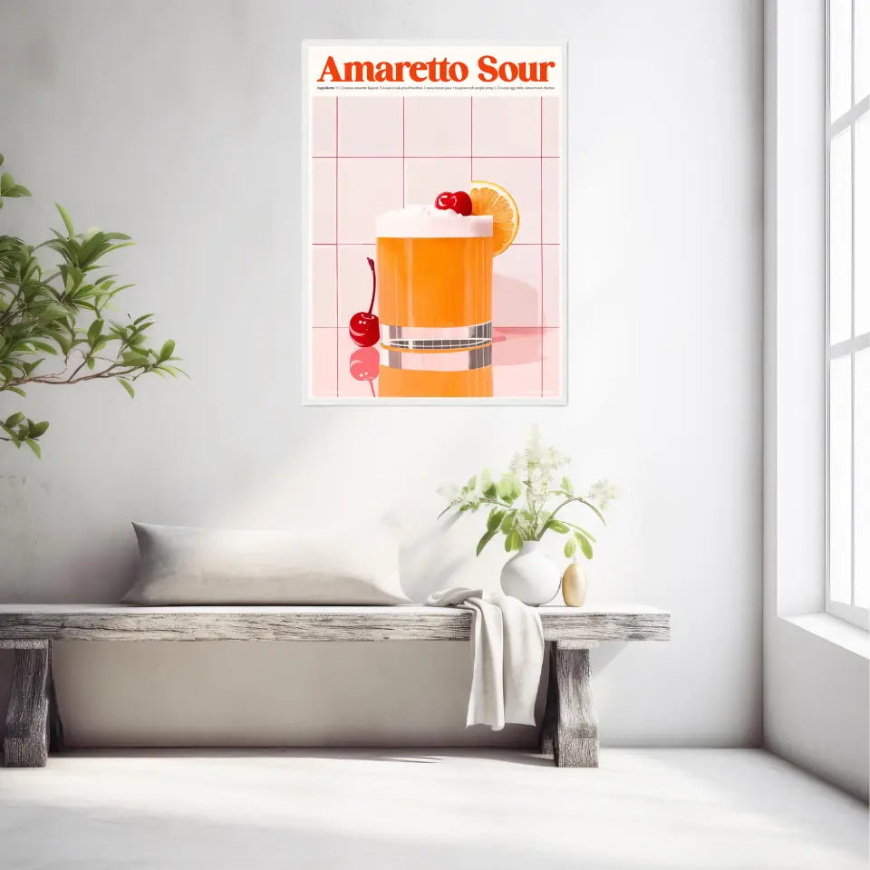 Affiche Et Tableau Cuisine Cocktail Amaretto Sour