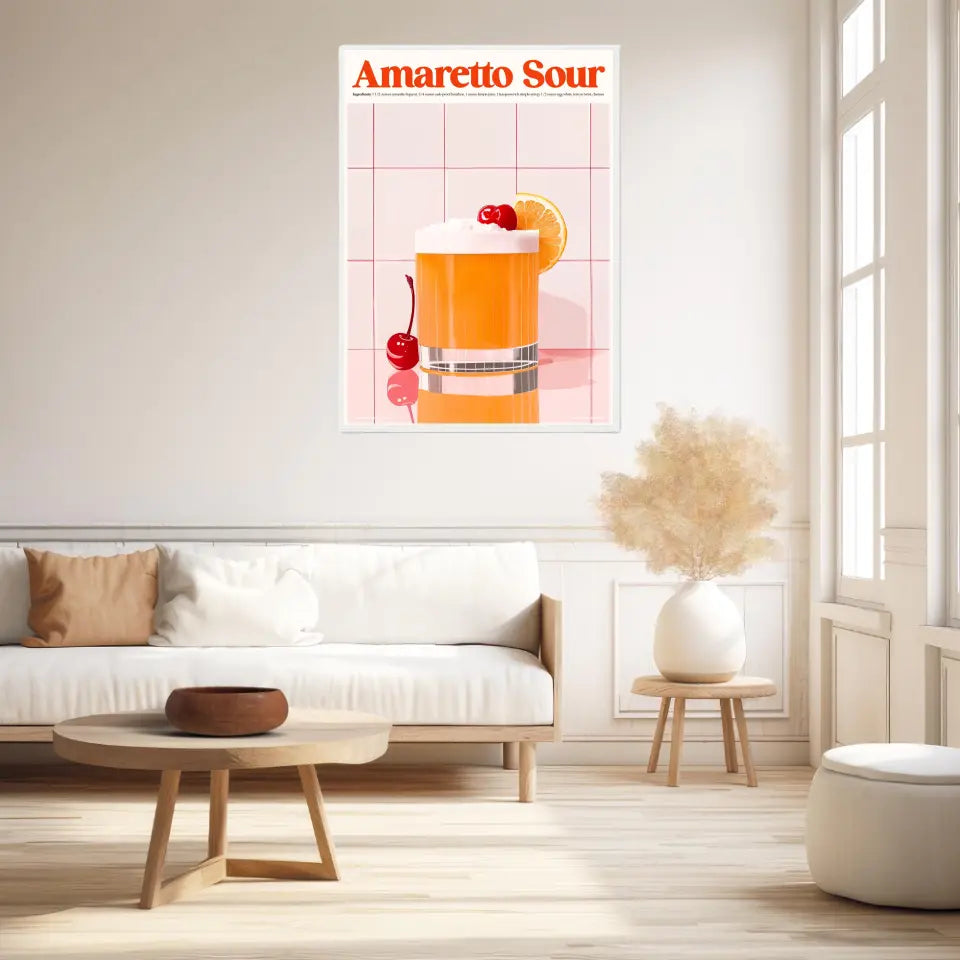 Affiche Et Tableau Cuisine Cocktail Amaretto Sour