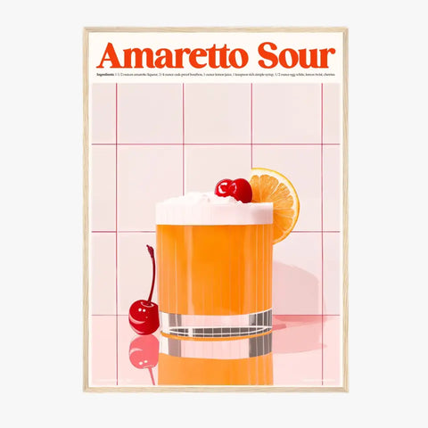 Affiche Et Tableau Cuisine Cocktail Amaretto Sour