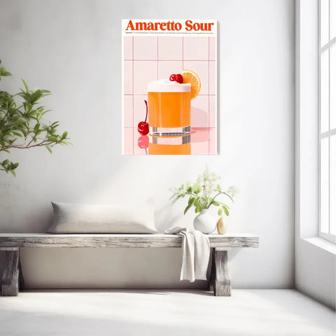 Affiche Et Tableau Cuisine Cocktail Amaretto Sour