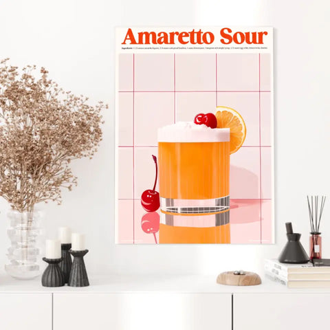 Affiche Et Tableau Cuisine Cocktail Amaretto Sour