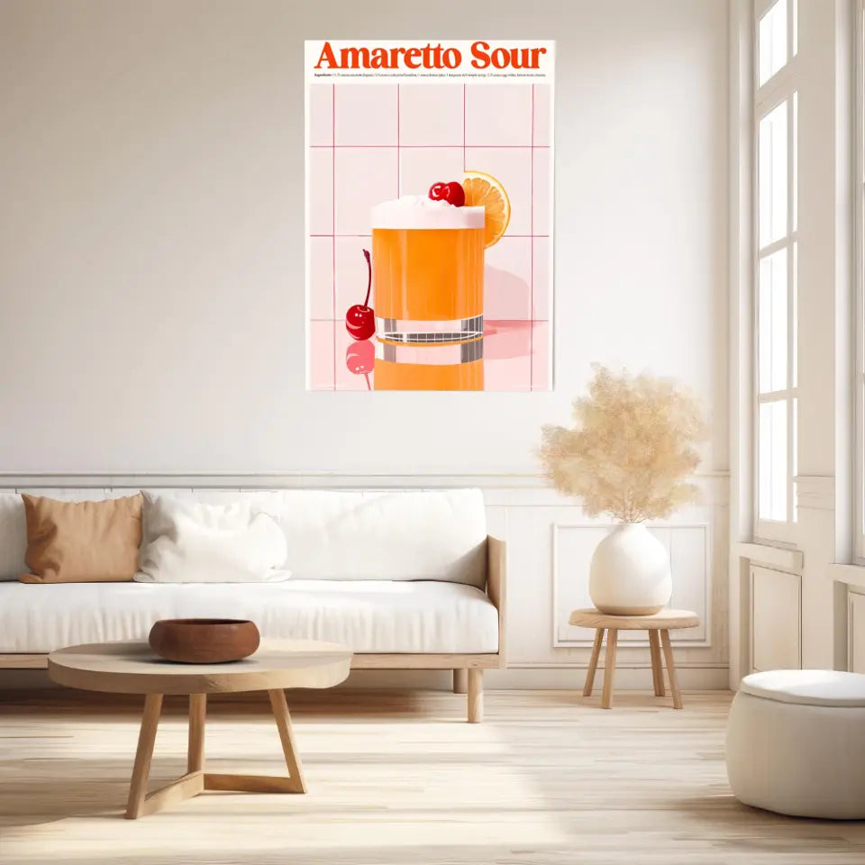 Affiche Et Tableau Cuisine Cocktail Amaretto Sour