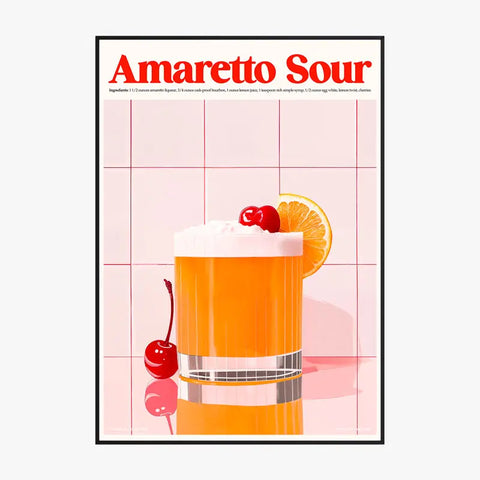 Affiche Et Tableau Cuisine Cocktail Amaretto Sour