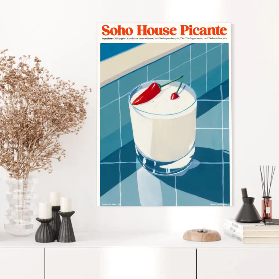 Affiche Et Tableau Cuisine Cocktail Soho House Picante