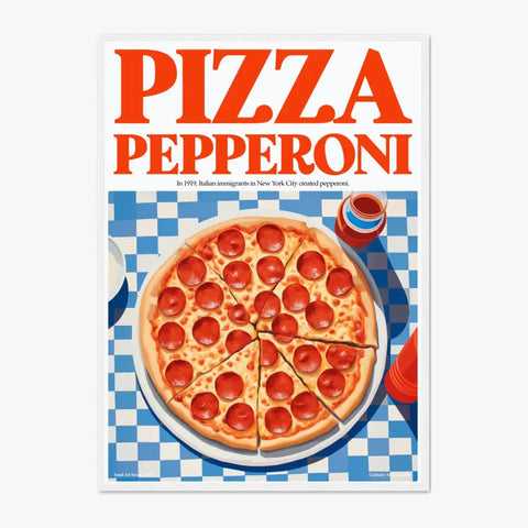 Affiche Et Tableau Cuisine Pizza Pepperoni