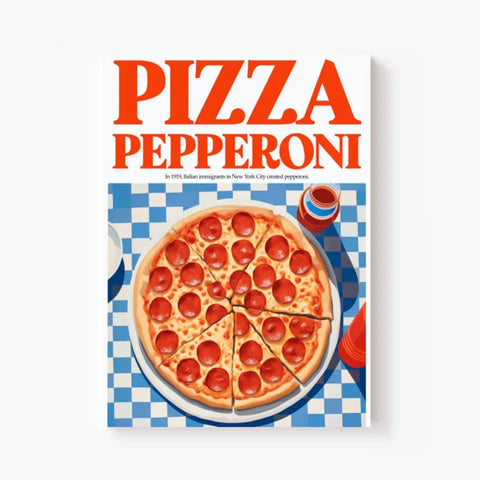 Affiche Et Tableau Cuisine Pizza Pepperoni