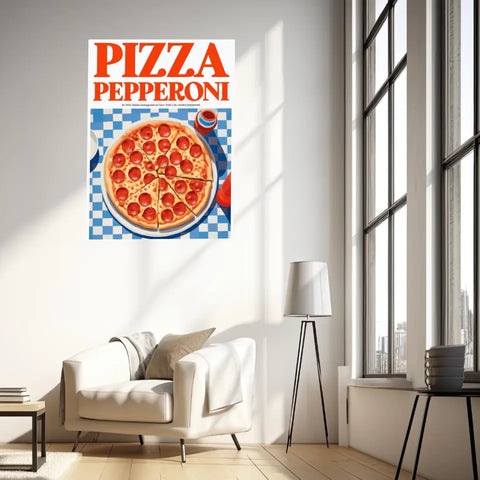 Affiche Et Tableau Cuisine Pizza Pepperoni