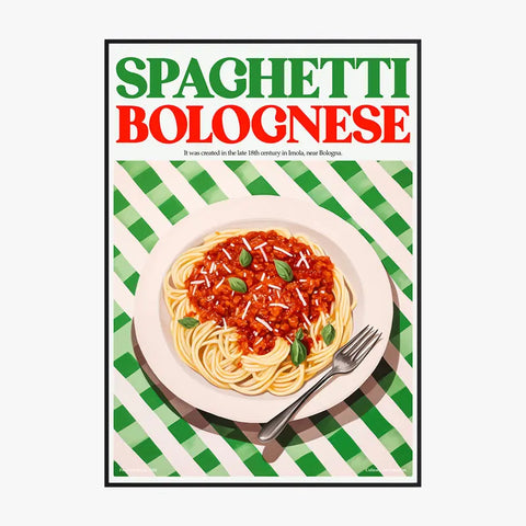 Affiche Et Tableau Cuisine Spaghetti Bolognese