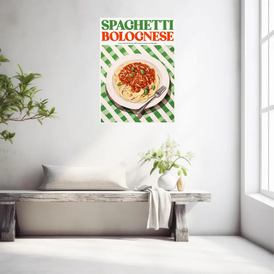 Affiche Et Tableau Cuisine Spaghetti Bolognese