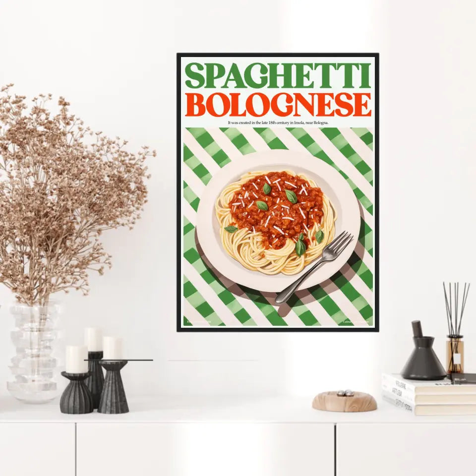 Affiche Et Tableau Cuisine Spaghetti Bolognese