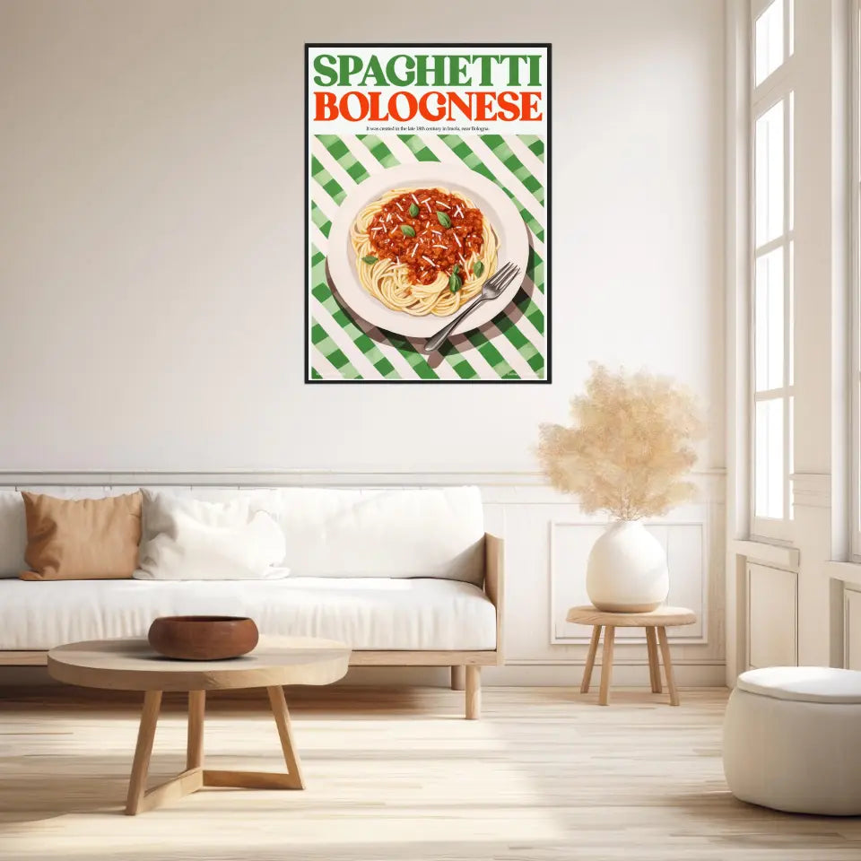 Affiche Et Tableau Cuisine Spaghetti Bolognese