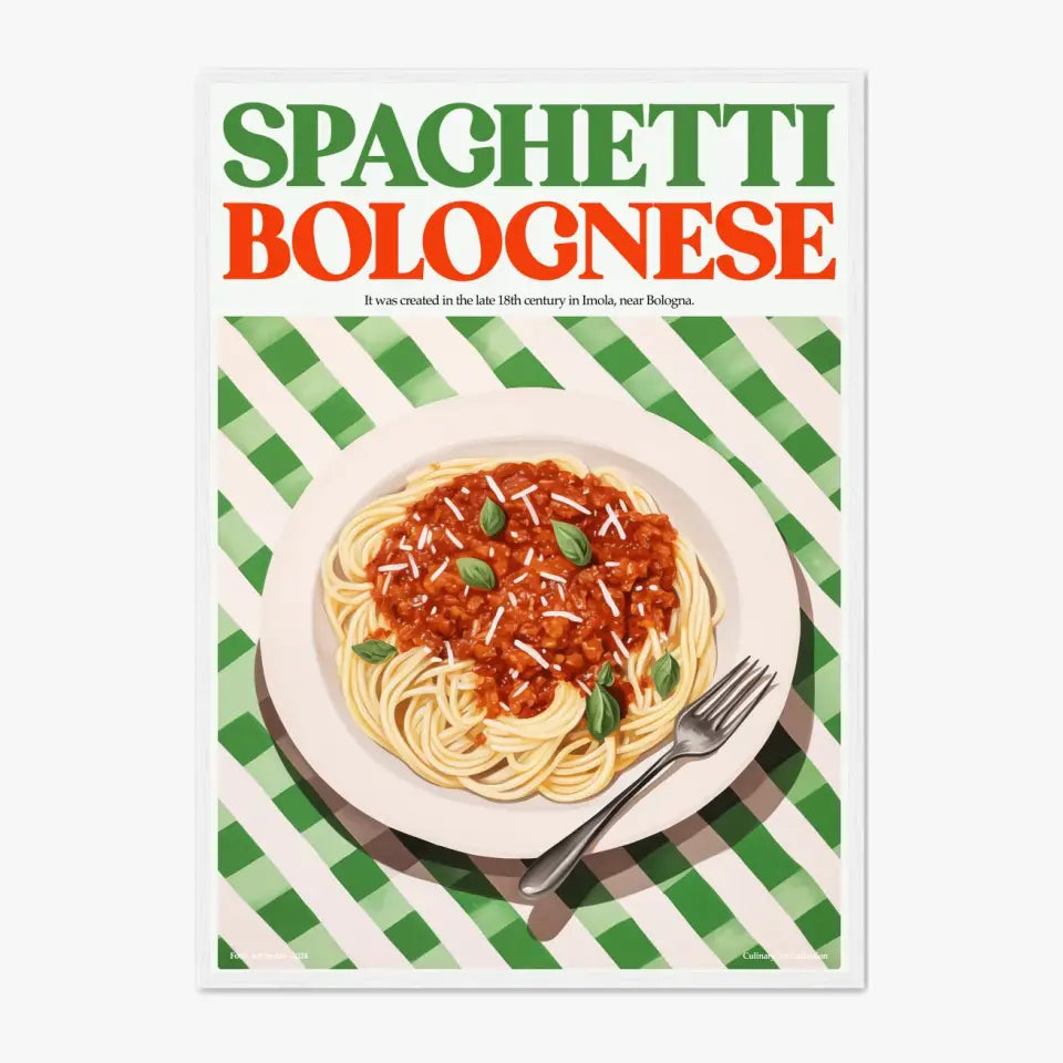 Affiche Et Tableau Cuisine Spaghetti Bolognese