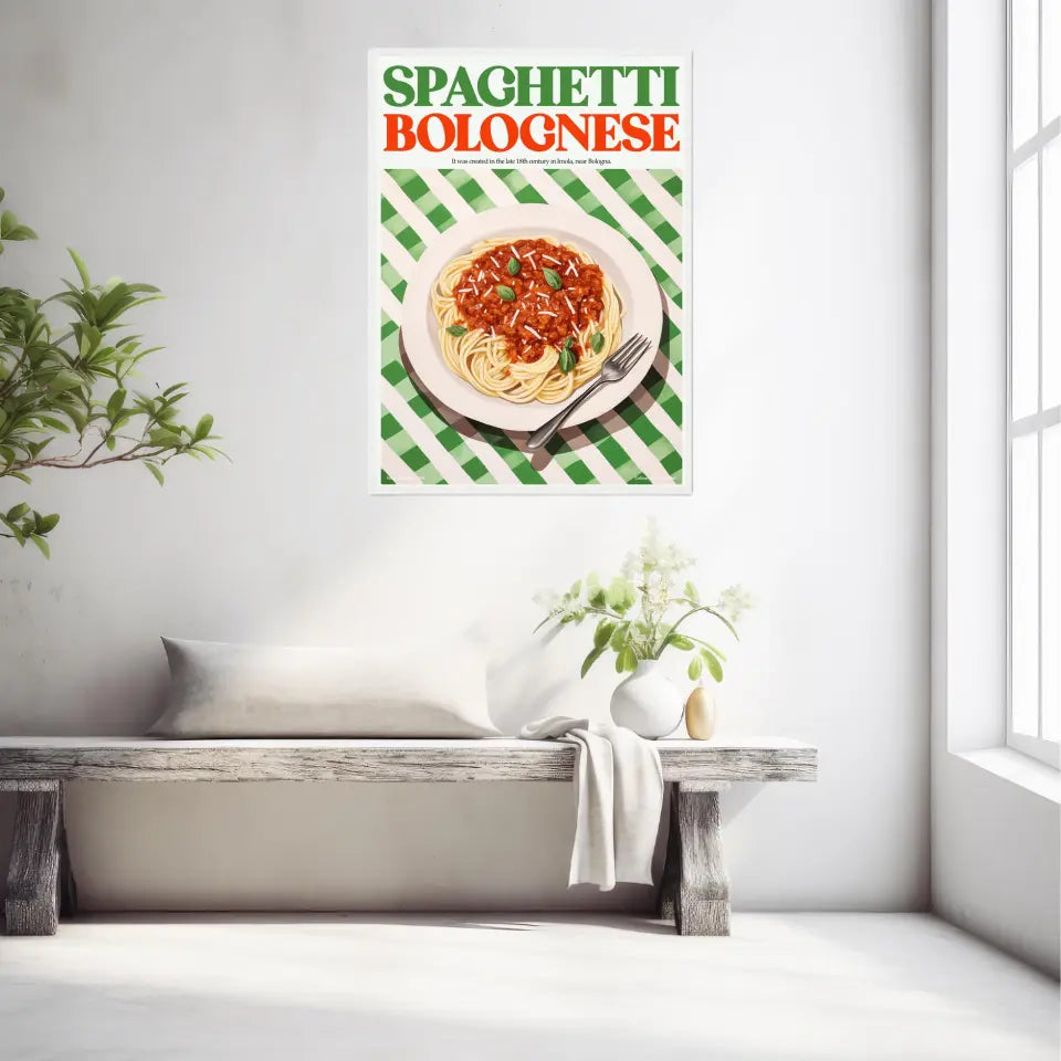 Affiche Et Tableau Cuisine Spaghetti Bolognese