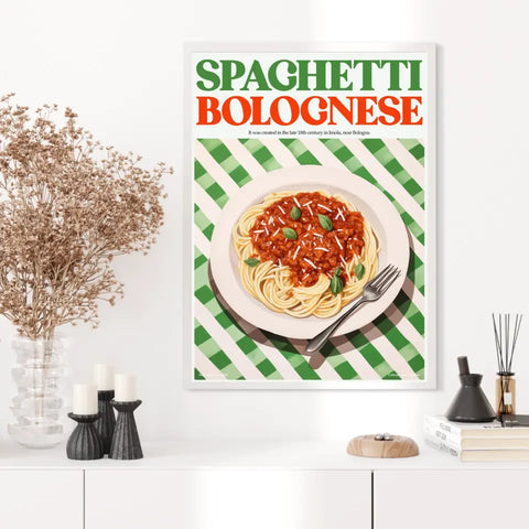 Affiche Et Tableau Cuisine Spaghetti Bolognese