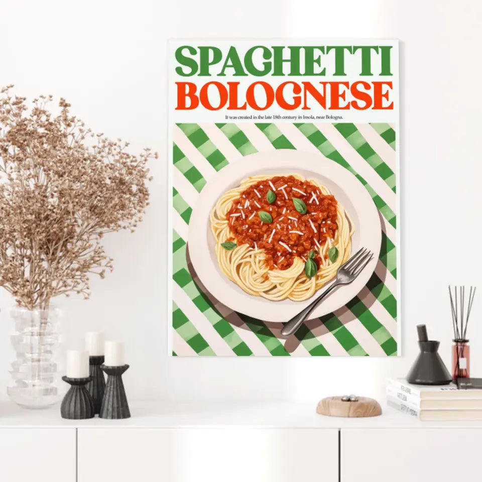 Affiche Et Tableau Cuisine Spaghetti Bolognese