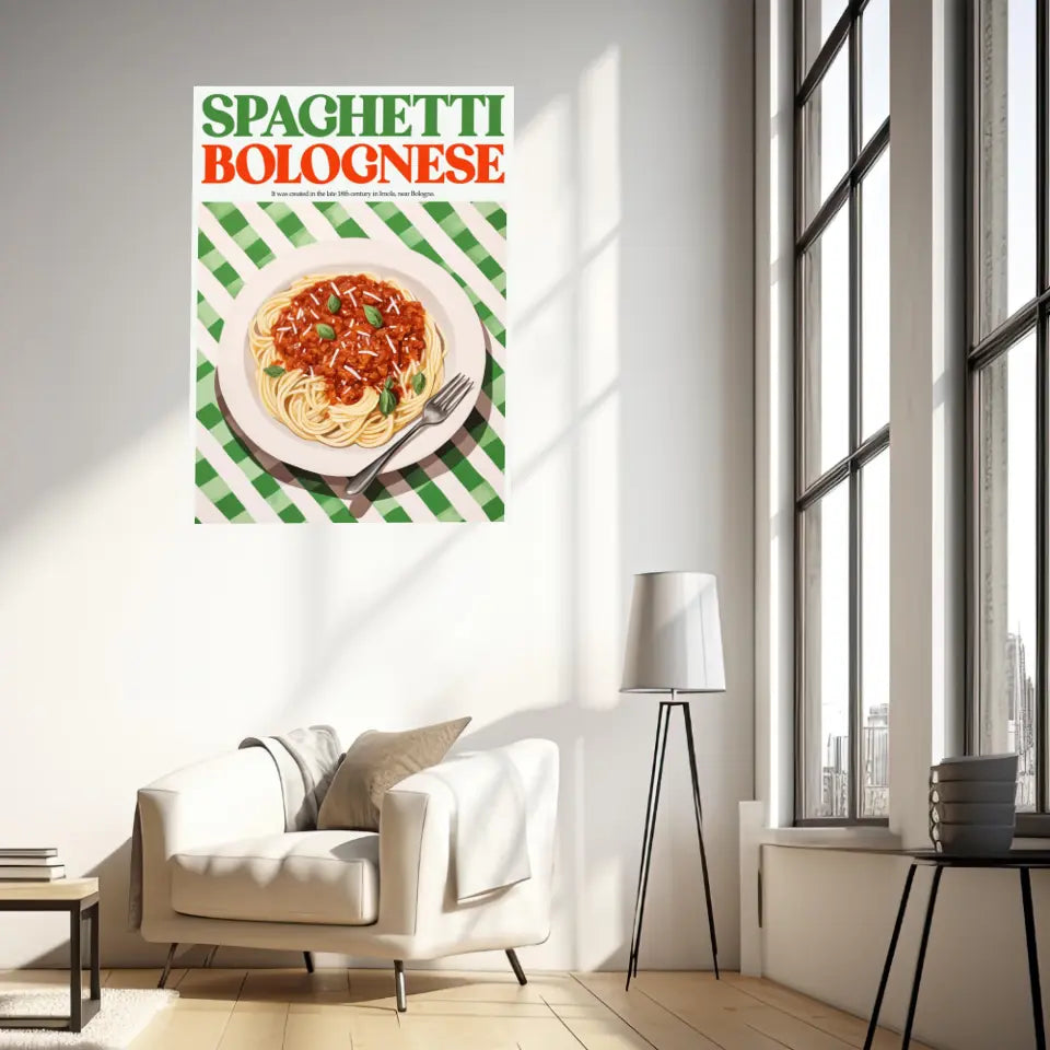 Affiche Et Tableau Cuisine Spaghetti Bolognese