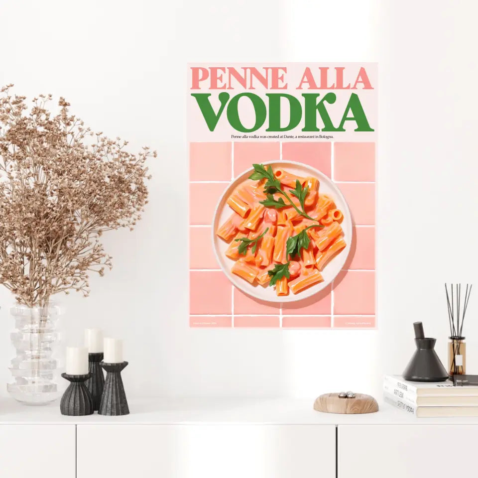 Affiche Et Tableau Cuisine Penne Alla Wodka