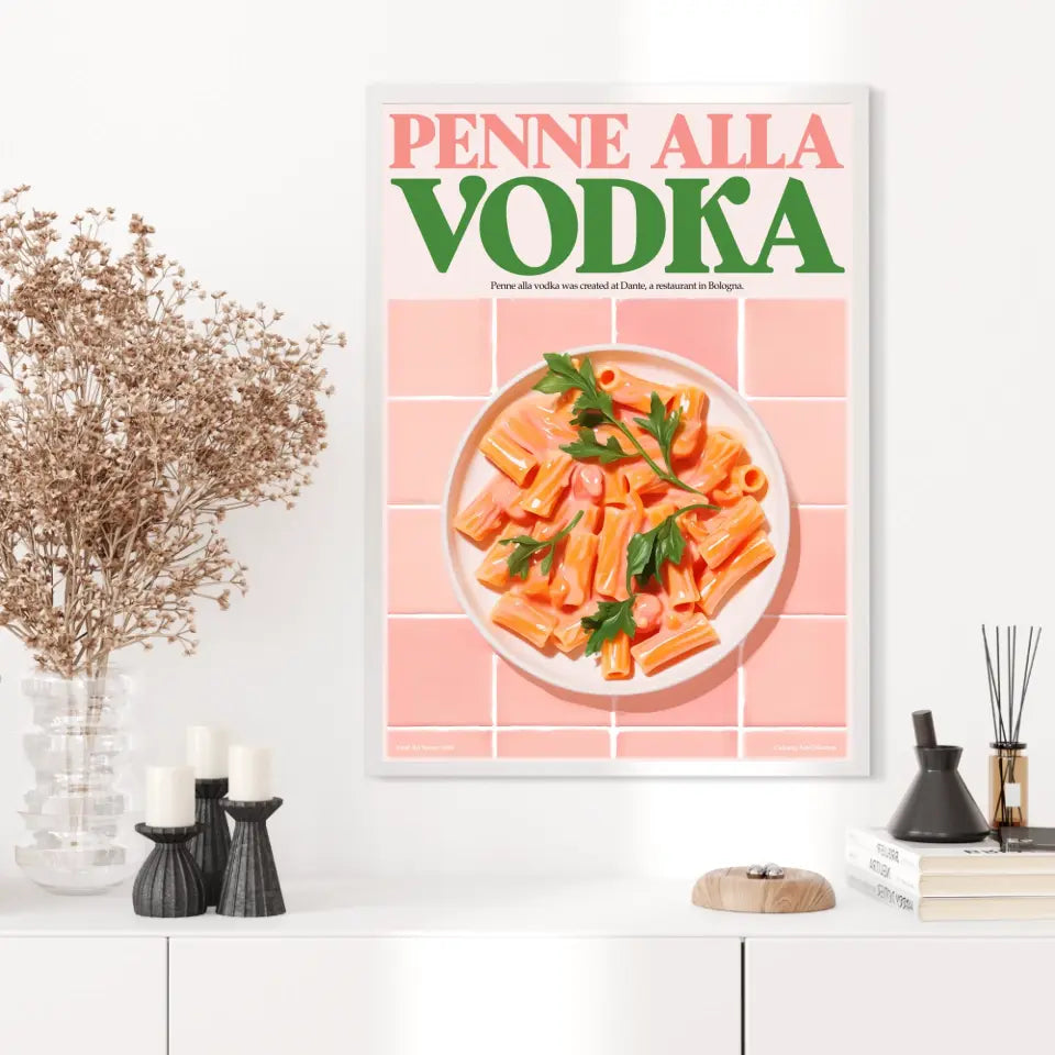 Affiche Et Tableau Cuisine Penne Alla Wodka