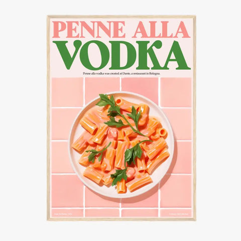 Affiche Et Tableau Cuisine Penne Alla Wodka