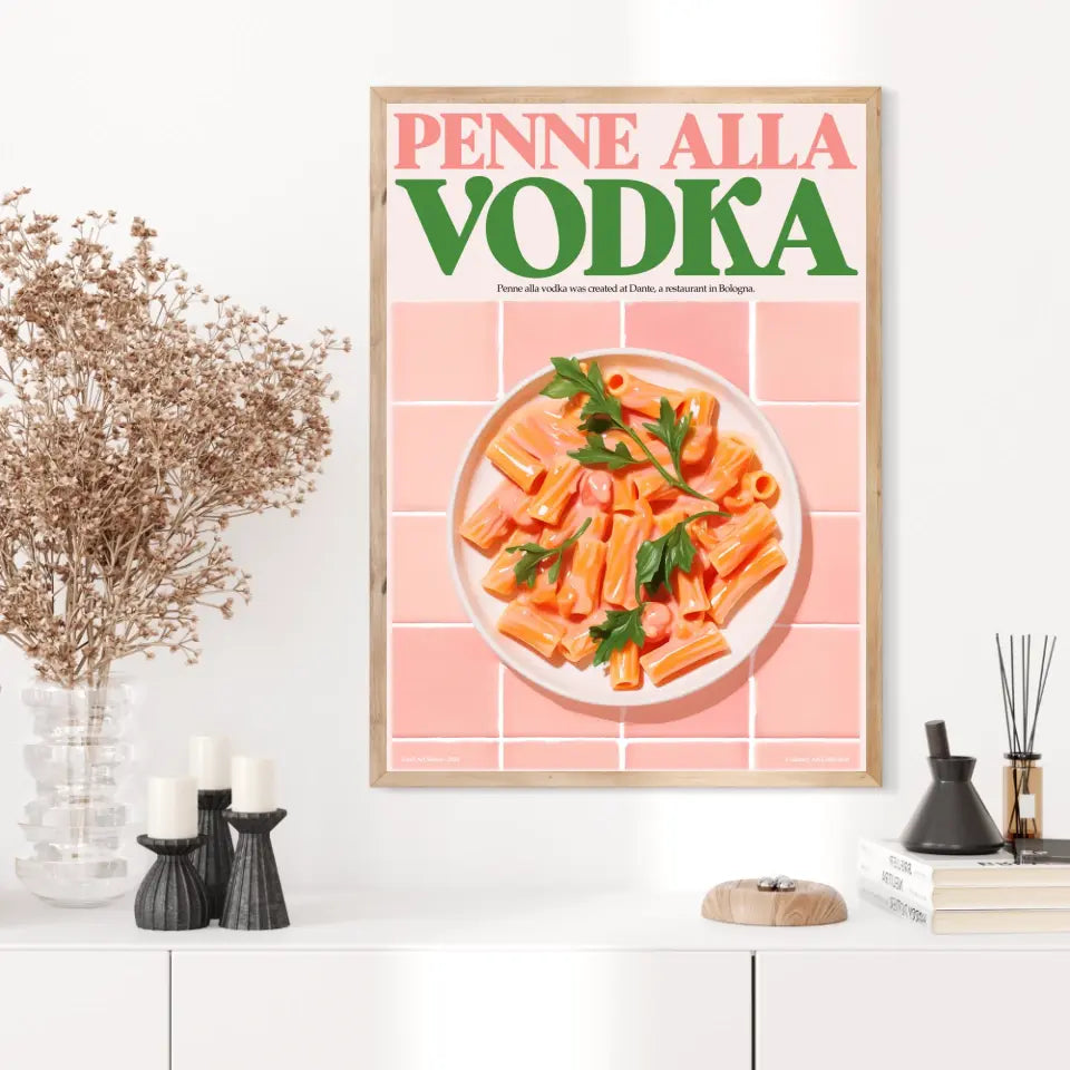 Affiche Et Tableau Cuisine Penne Alla Wodka